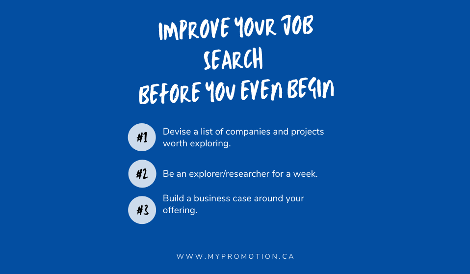 3 ways to improve your job search, before you even begin.